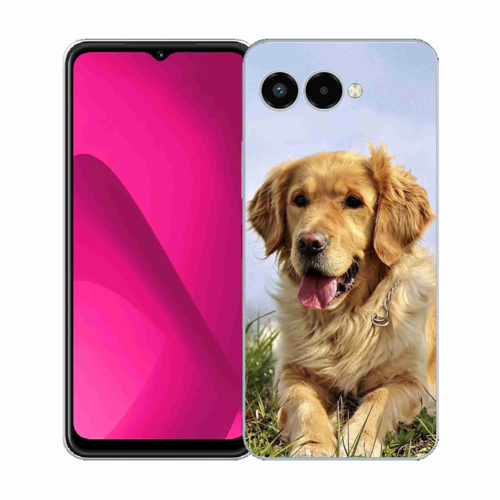 Zselés borítás mmCase a T-Mobile T Phone 3 készülékhez - arany retriever