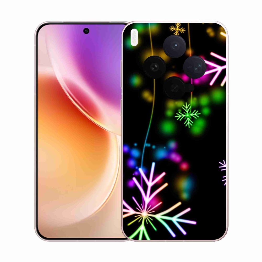 Zselés borítás mmCase a Vivo X300-hoz - színes pelyhekkel