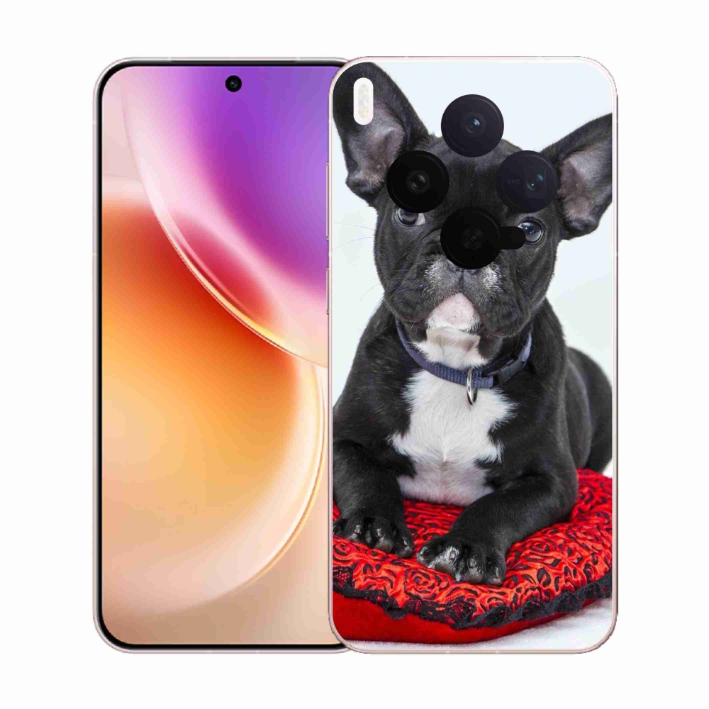 Zselés borítás mmCase Vivo X300-hoz - bulldog