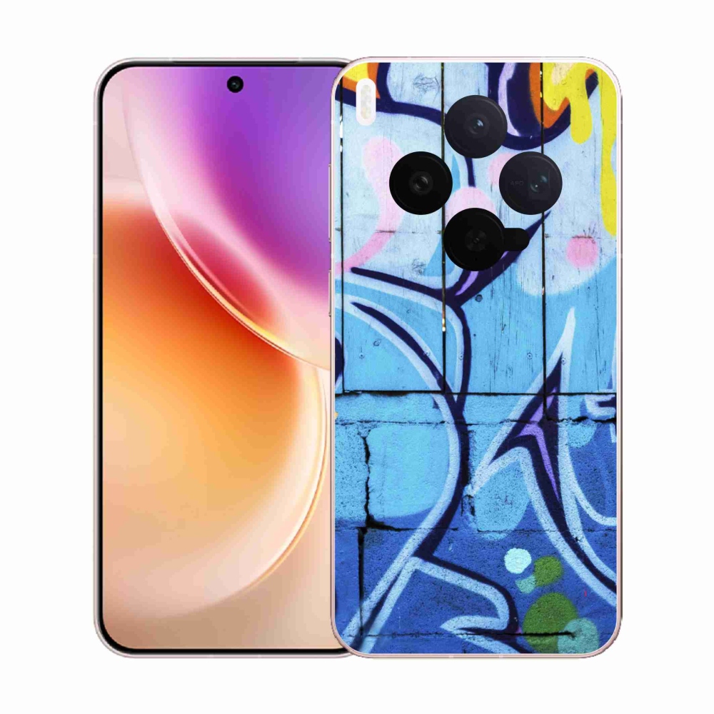 Zselés borítás mmCase a Vivo X300-hoz - graffiti