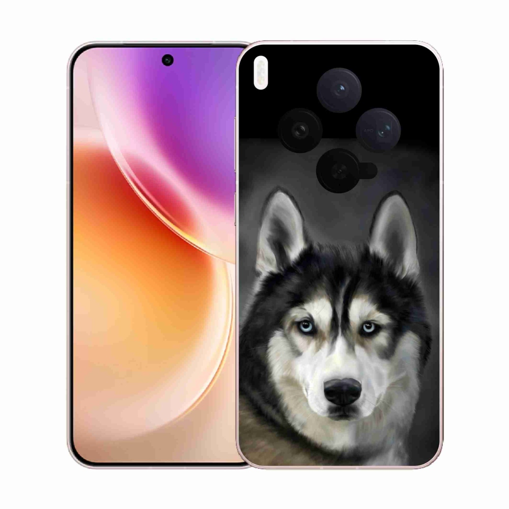 Zselés borítás mmCase a Vivo X300-hoz - husky