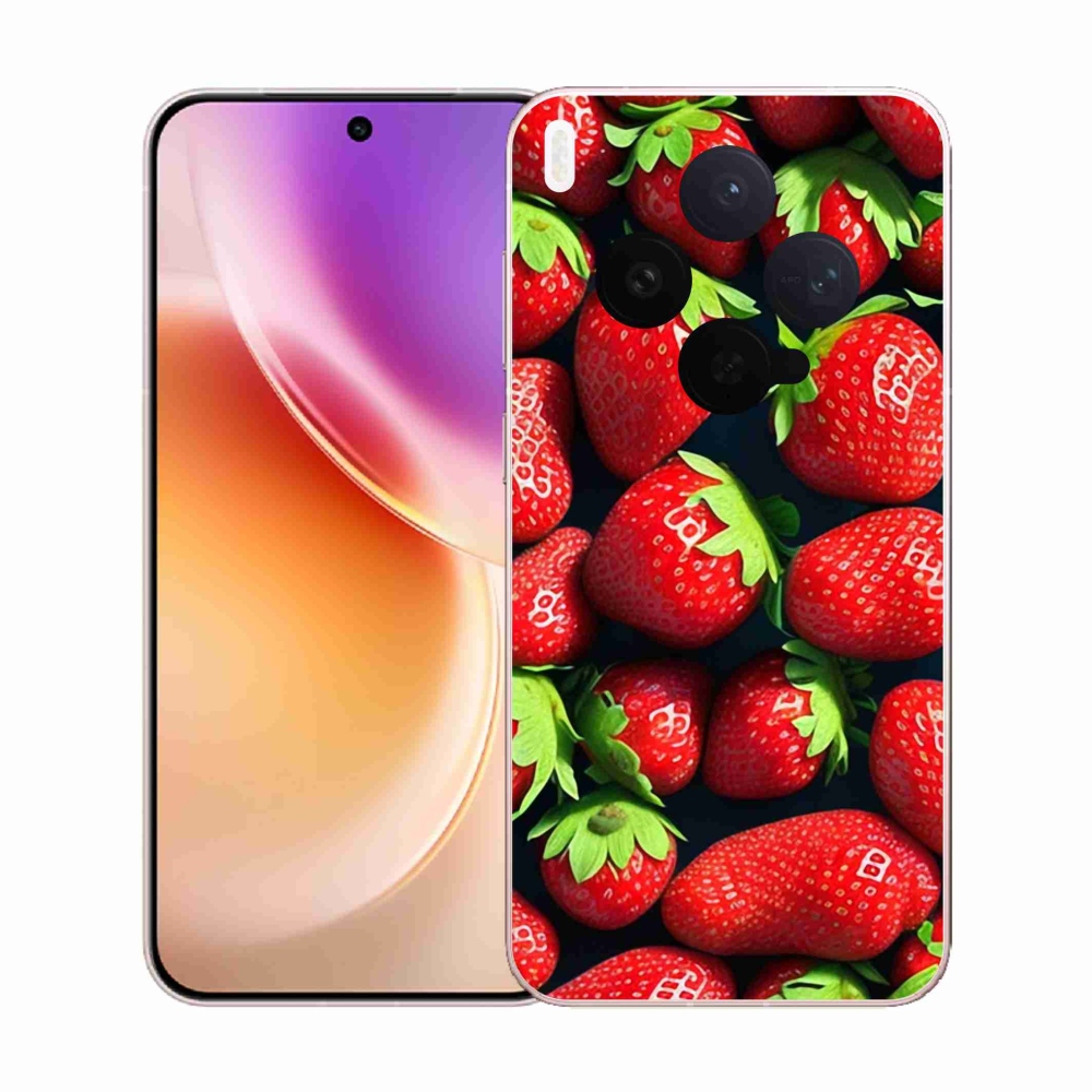 Zselés borítás mmCase Vivo X300-hoz - eper