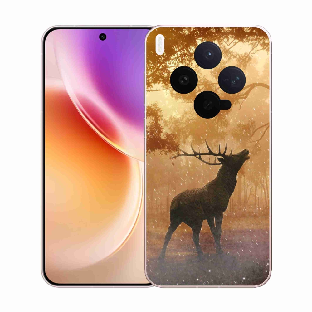 Zselés borítás mmCase a Vivo X300-hoz - szarvas a szarvasbőgésben