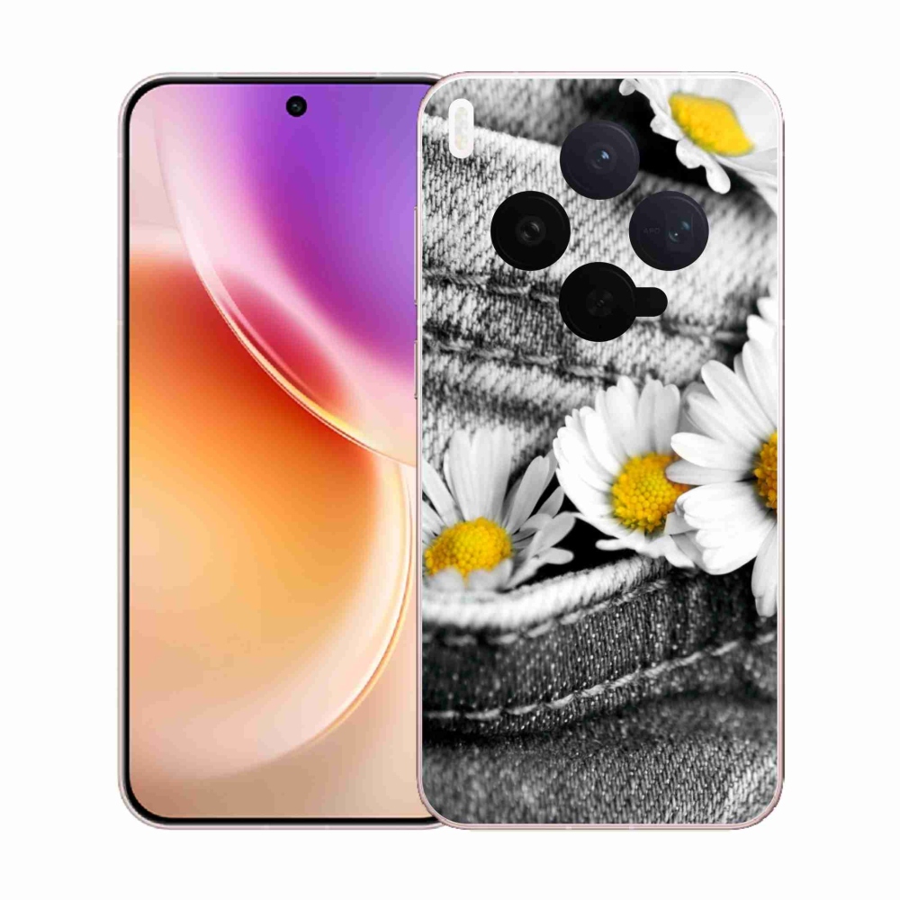 Zselés borítás mmCase a Vivo X300-hoz - margaréták