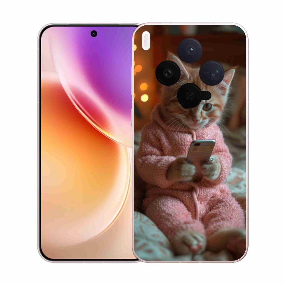 Zselés borítás mmCase a Vivo X300-hoz - baba mobillal