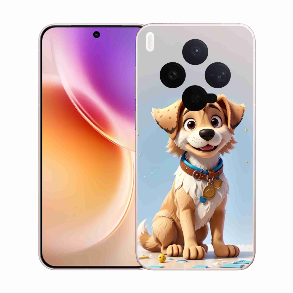 Zselés borítás mmCase a Vivo X300-hoz - rajzfilm kölyökkutyakölyök