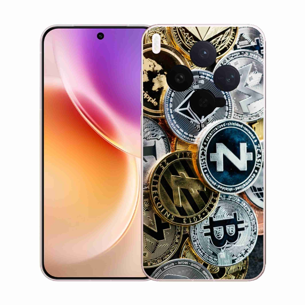 Gél borító mmCase a Vivo X300-hoz - kriptovaluták