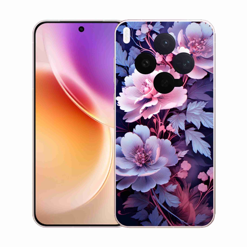 Zselés borítás mmCase a Vivo X300-hoz - virágok 11