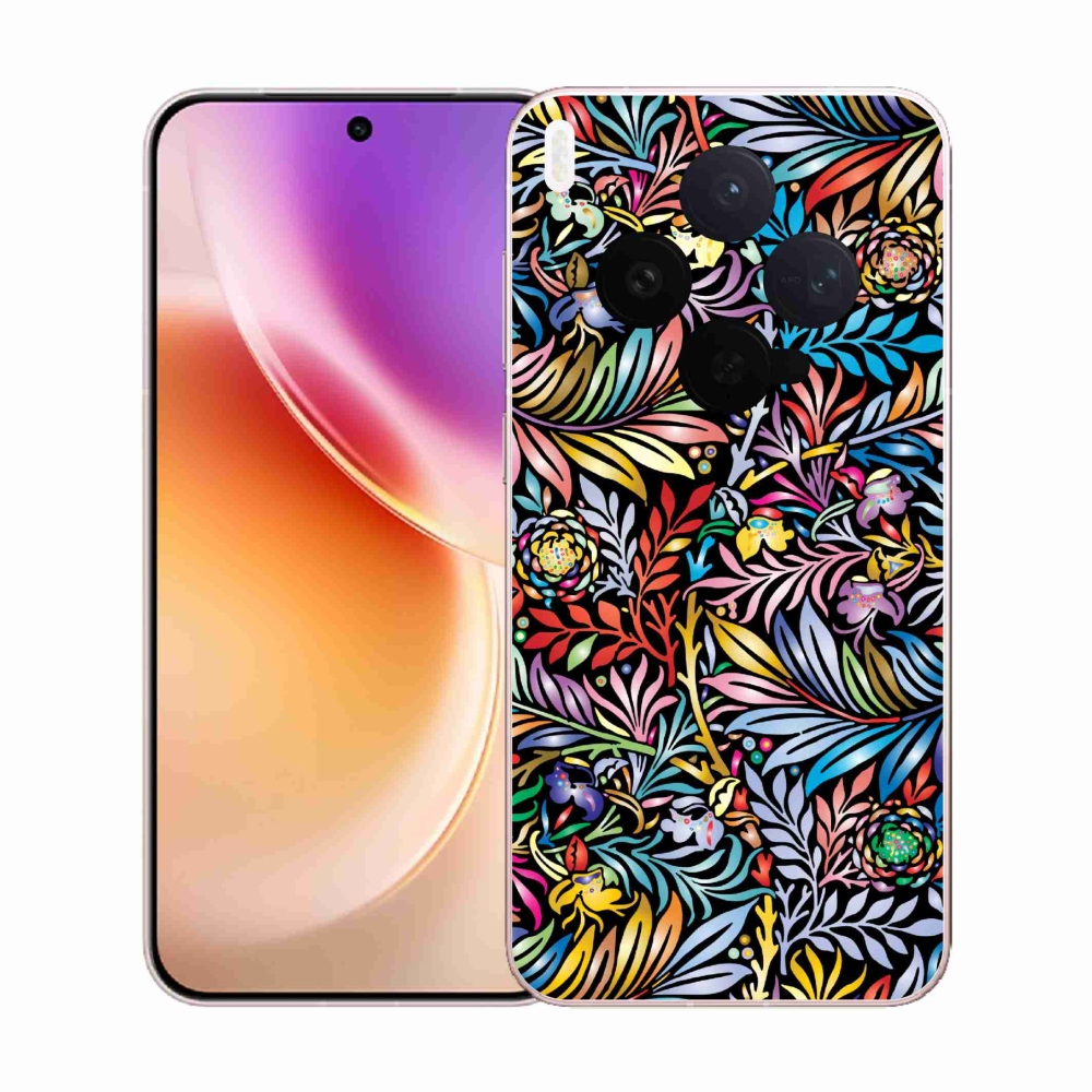 Zselés borítás mmCase a Vivo X300-hoz - virágok 5