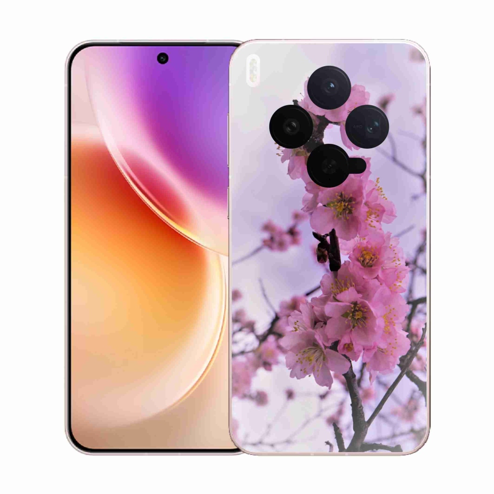 Zselés borítás mmCase a Vivo X300-hoz - virágok 7