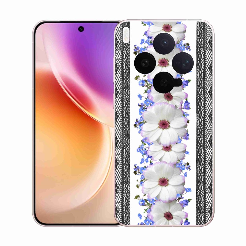 Zselés borítás mmCase a Vivo X300-hoz - virág 8