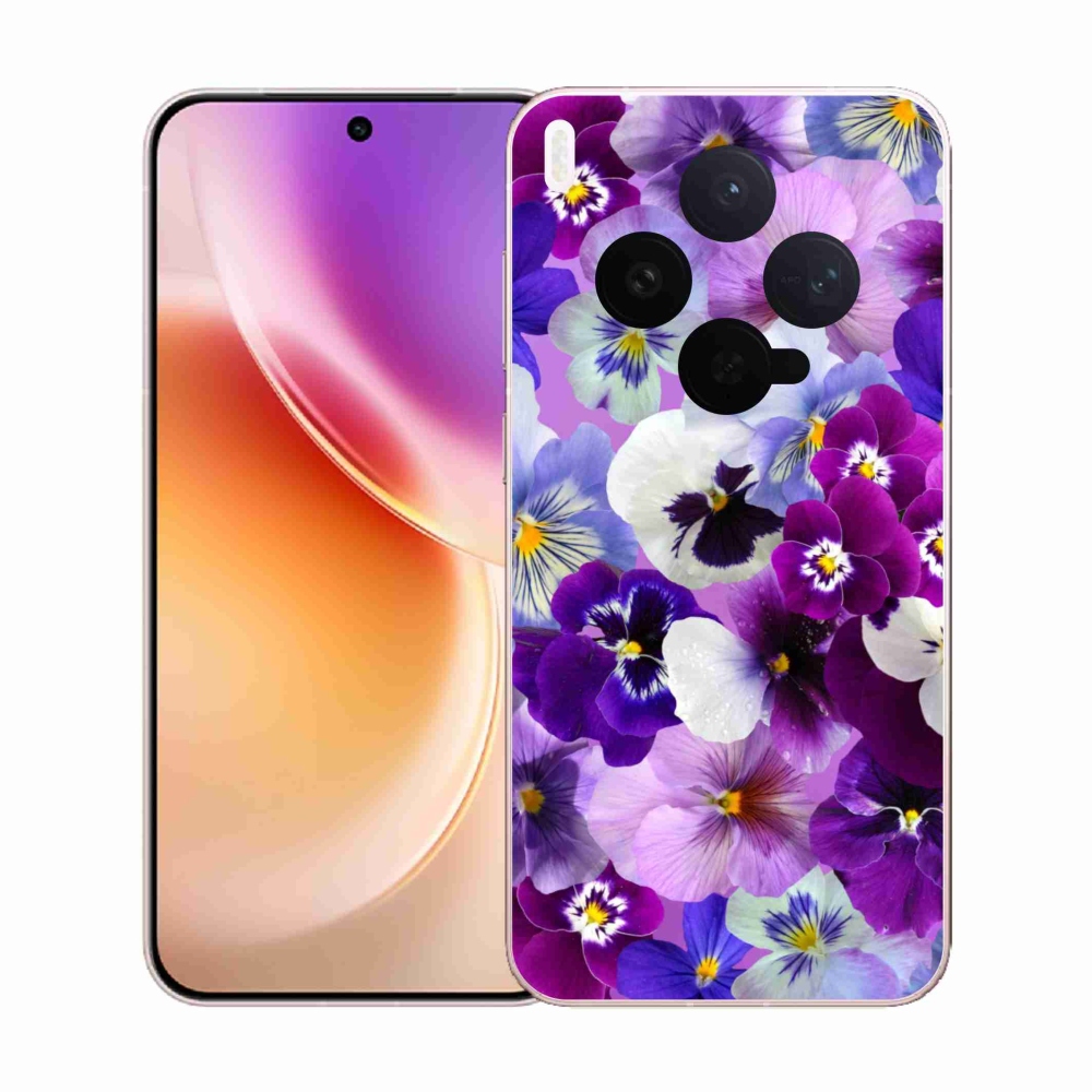 Zselés borítás mmCase a Vivo X300-hoz - Virágok 9