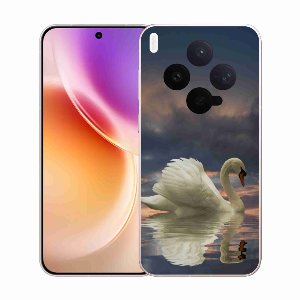 Zselés borítás mmCase Vivo X300-hoz - hattyú