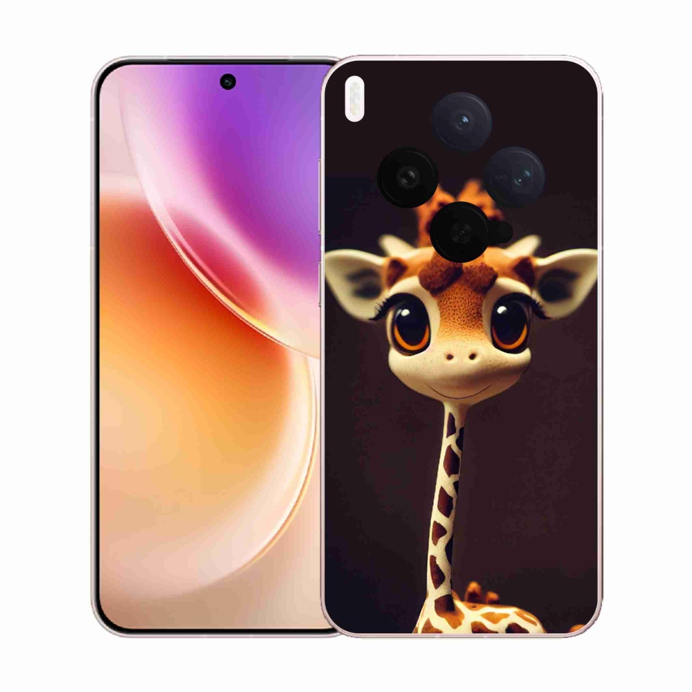 Zselés borítás mmCase Vivo X300-hoz - kis zsiráf