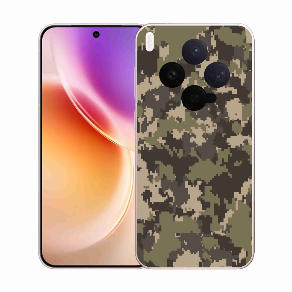 Zselés borítás mmCase a Vivo X300-hoz - terepszínű minta 12