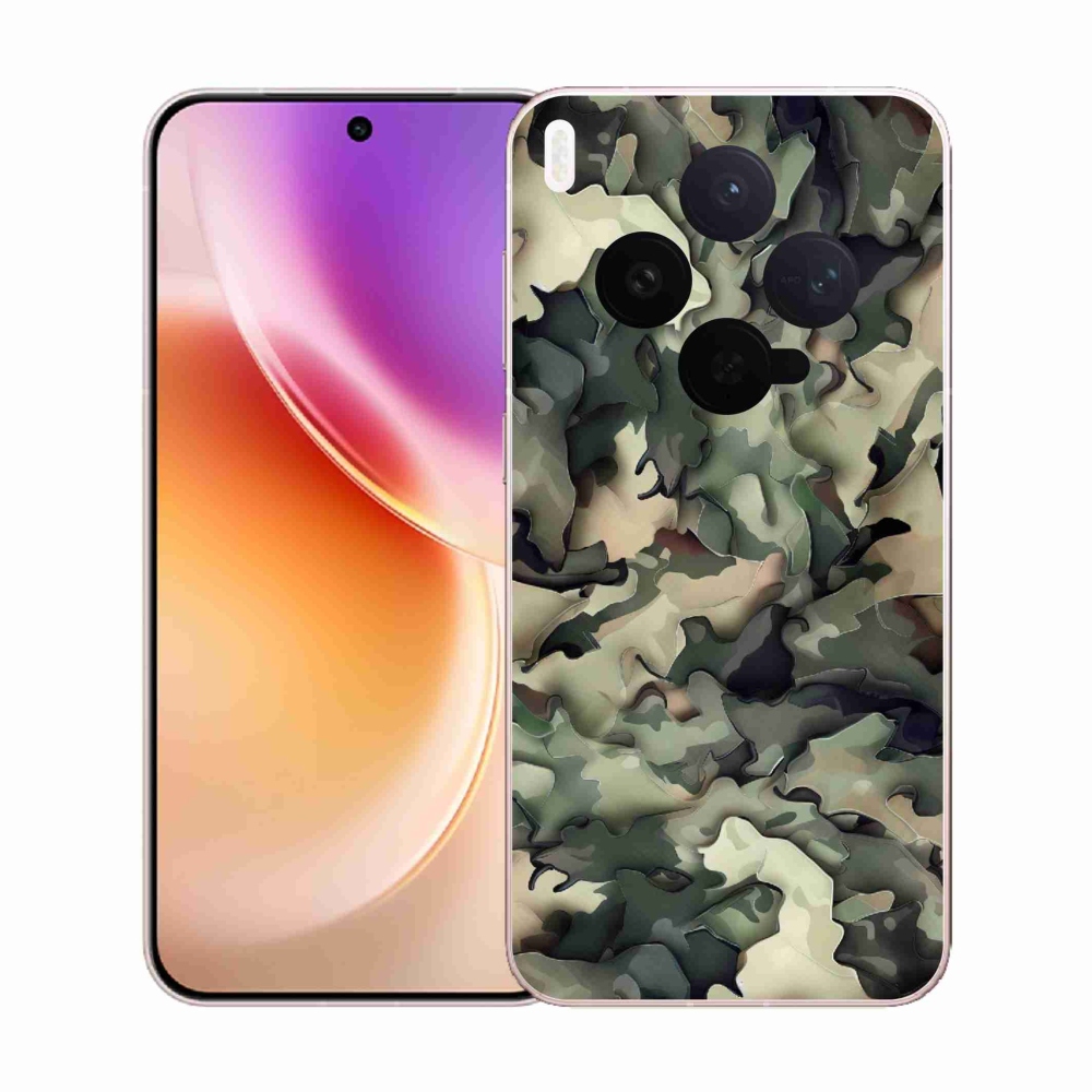 Zselés borítás mmCase a Vivo X300-hoz - álcázó minta 9