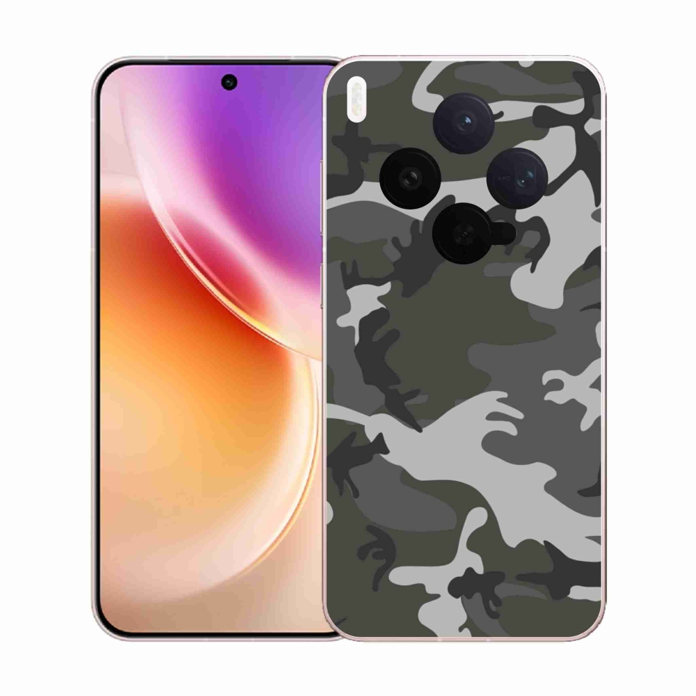 Zselés borítás mmCase a Vivo X300-hoz - álcázó minta