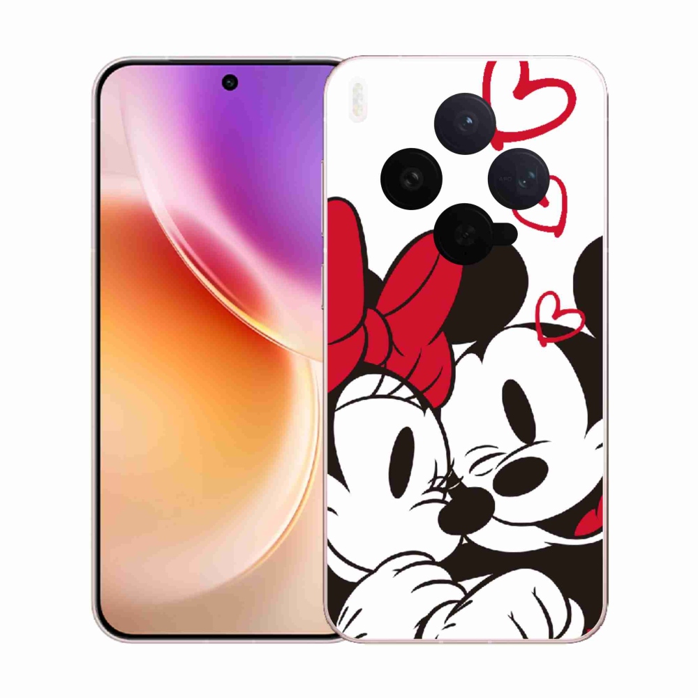 Zselés borítás mmCase a Vivo X300-hoz - minnie és mickey