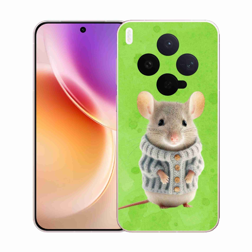 Gél borítás mmCase a Vivo X300-hoz - egér pulóverben