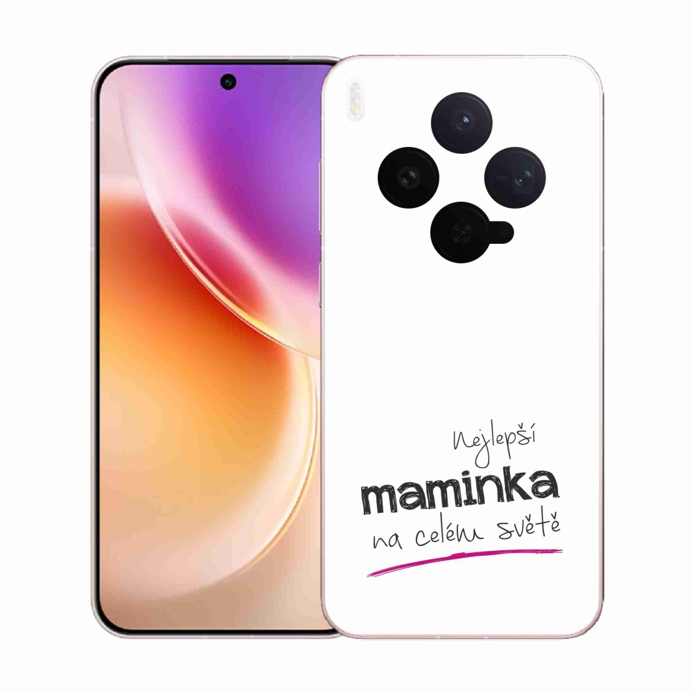 Gél borító mmCase a Vivo X300-on - legjobb anya 4 fehér háttérrel