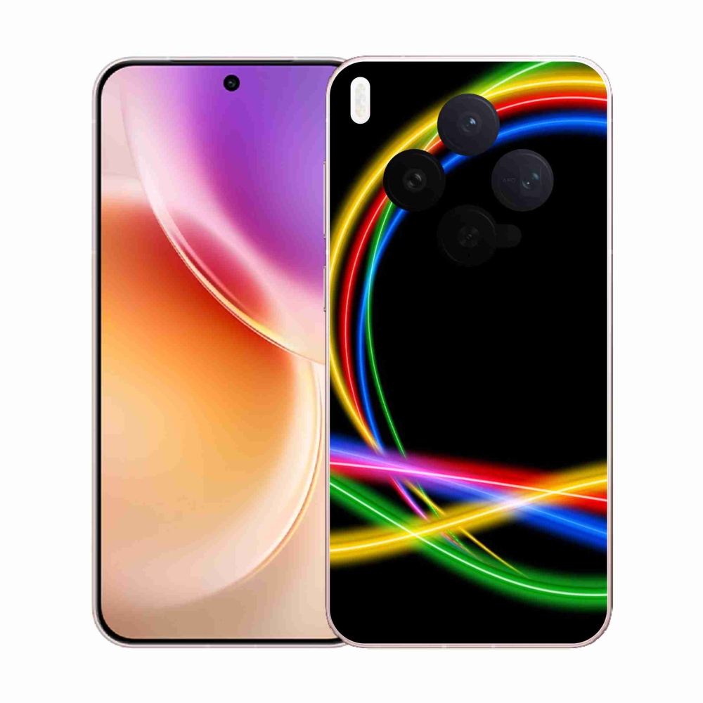 Zselés borítás mmCase Vivo X300-hoz - neon körök