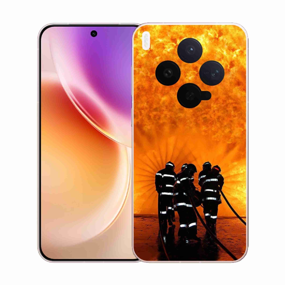 Zselés borítás mmCase Vivo X300-hoz - tűz