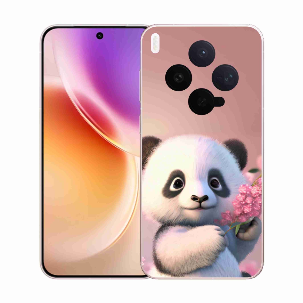 Gél borítás mmCase a Vivo X300-hoz - aranyos panda