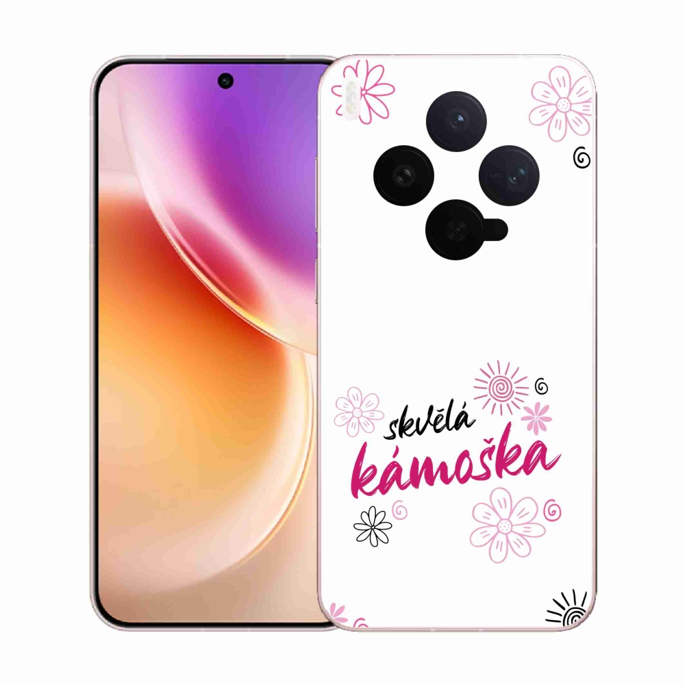 Gél borító mmCase a Vivo X300-on - nagyszerű haver fehér háttérrel