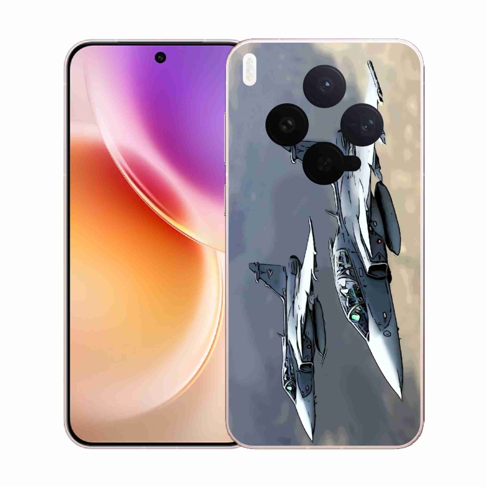 Zselés borítás mmCase a Vivo X300-hoz - vadászrepülők