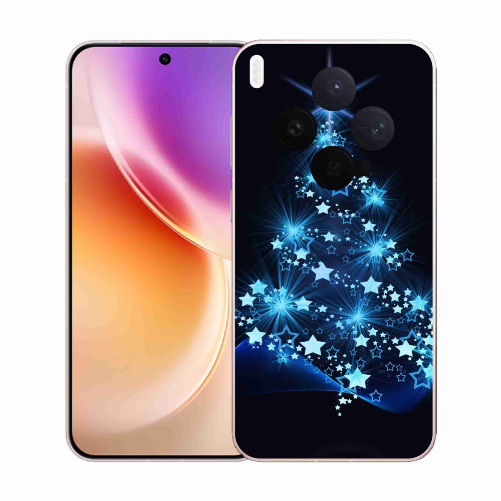 Zselés borítás mmCase a Vivo X300-hoz - Karácsonyfa