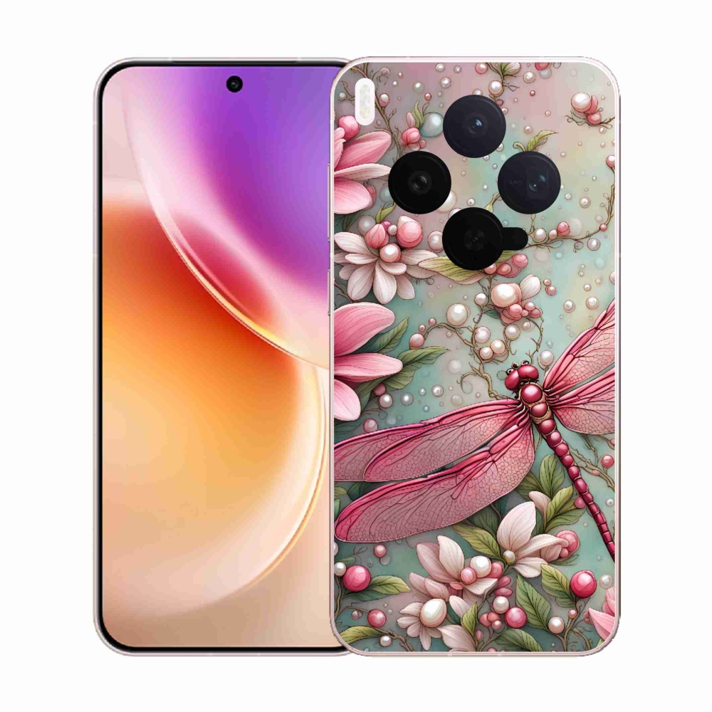 Zselés borítás mmCase Vivo X300-hoz - szitakötő