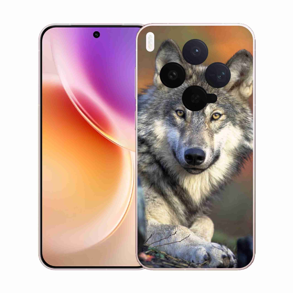 Zselés borítás mmCase Vivo X300-hoz - farkas