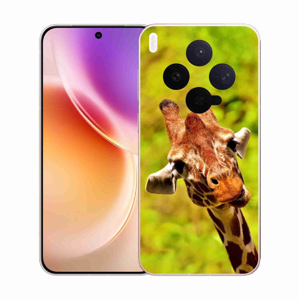 Zselés borítás mmCase a Vivo X300-hoz - zsiráf