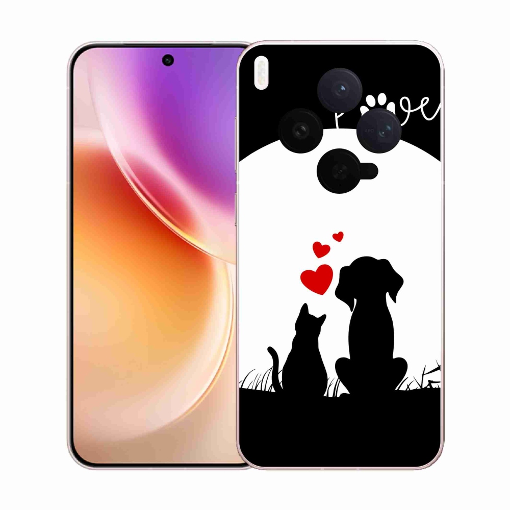 Zselés borítás mmCase a Vivo X300-hoz - állatszerelem