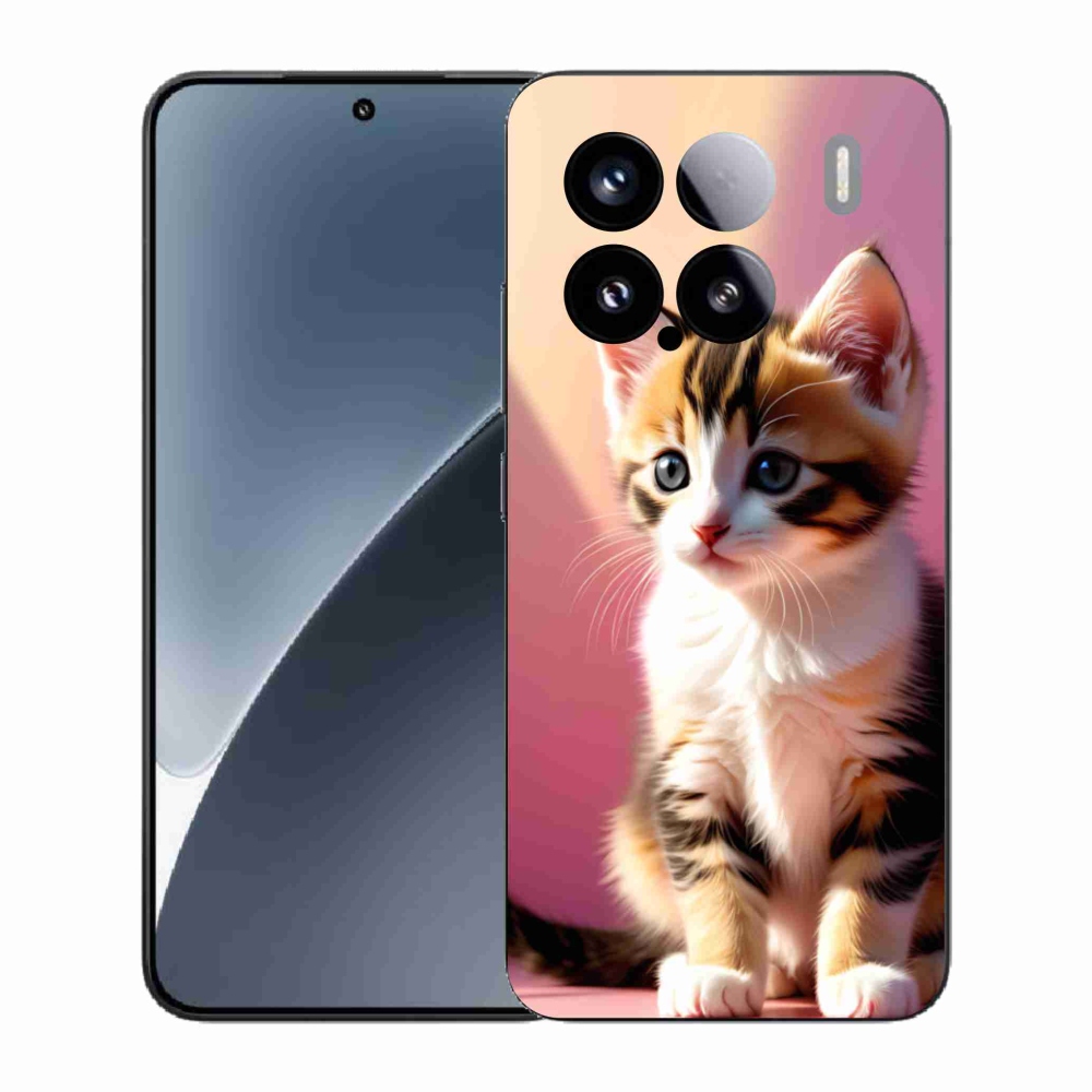 Gél borító mmCase a Xiaomi 15-öshöz - kíváncsi cica 2