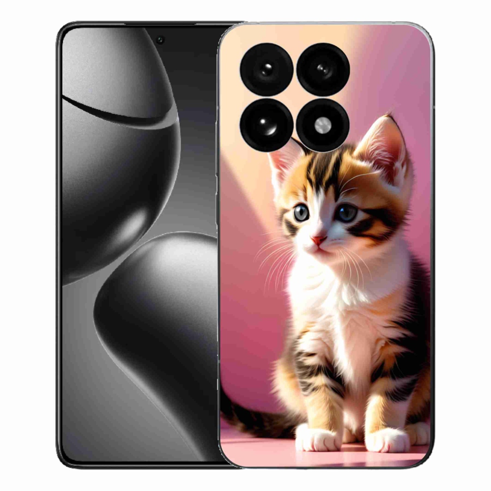 Gél borítás mmCase a Xiaomi 15T-hez - kíváncsi cica 2