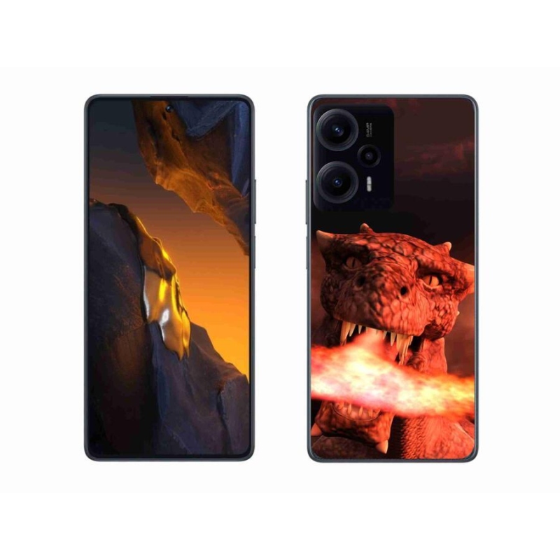 Gél borítás mmCase a Xiaomi Poco F5 készülékhez - sárkány