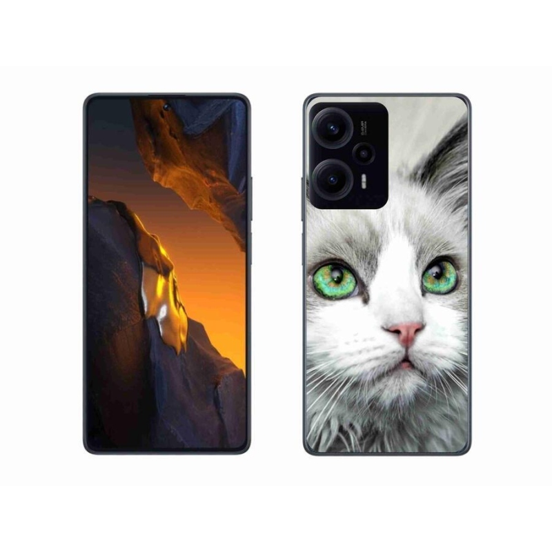 Gél borítás mmCase a Xiaomi Poco F5 készülékhez - macska nézet