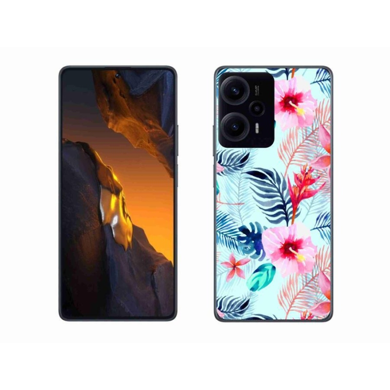 Gél borítás mmCase a Xiaomi Poco F5-hez - virágok