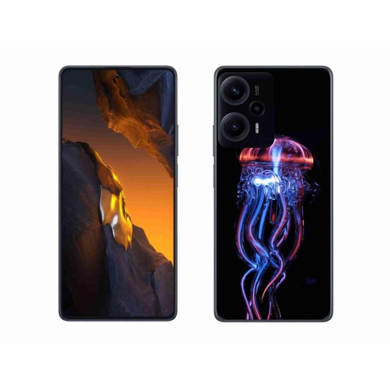 Gél borítás mmCase a Xiaomi Poco F5 készülékhez - medúza