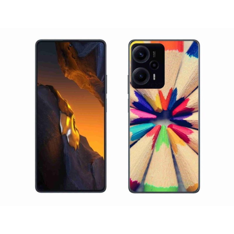 Gél borítás mmCase a Xiaomi Poco F5 készülékhez - zsírkréták