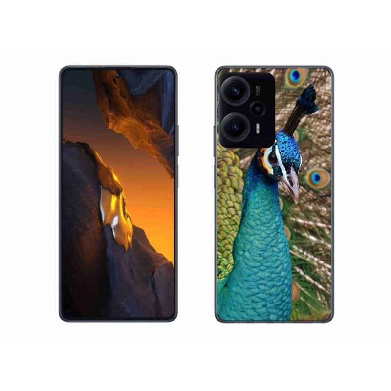 Gél borítás mmCase a Xiaomi Poco F5 készülékhez - páva