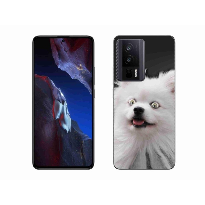 Gél borítás mmCase a Xiaomi Poco F5 Pro számára - fehér tipp