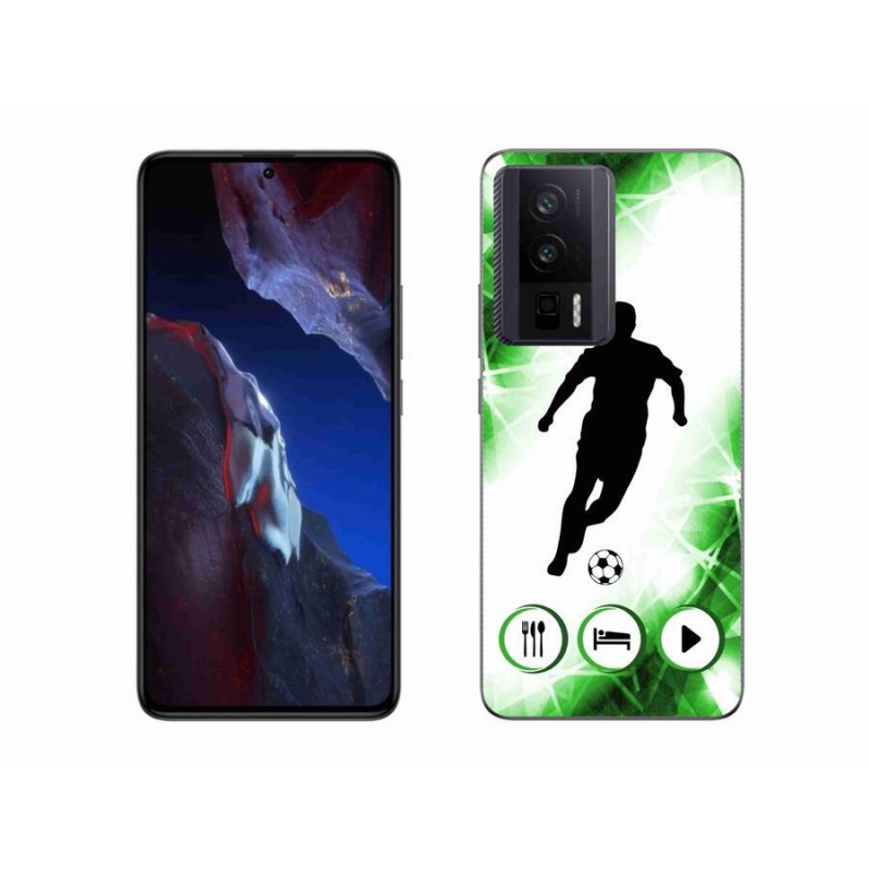 Gél borítás mmCase a Xiaomi Poco F5 Pro számára - focista