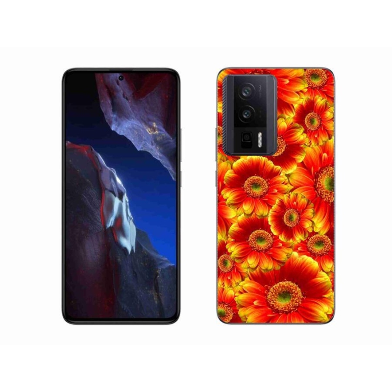 Gél borítás mmCase a Xiaomi Poco F5 Pro készülékhez - gerbera 1