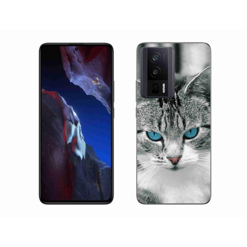 Gél borítás mmCase a Xiaomi Poco F5 Pro számára - cat view 1