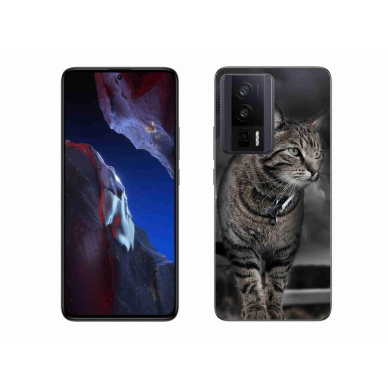 Gél borítás mmCase a Xiaomi Poco F5 Pro készülékhez - macska