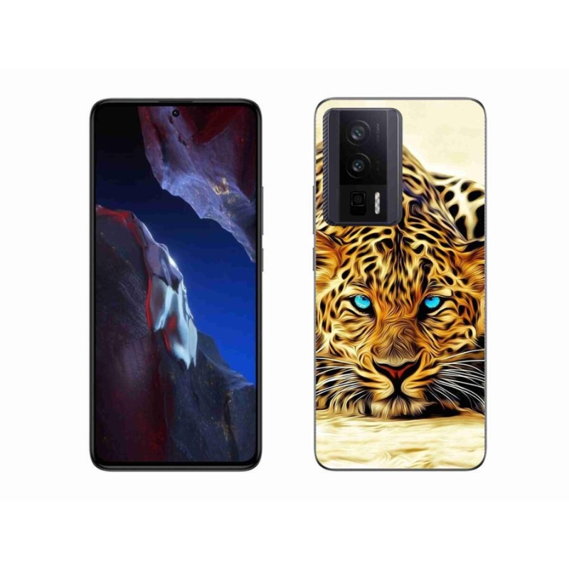 Gél borítás mmCase a Xiaomi Poco F5 Pro számára - rajzfilm tigris