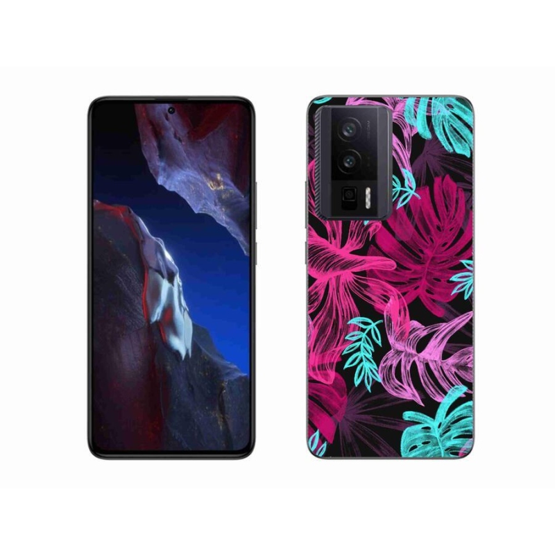 Gél borítás mmCase a Xiaomi Poco F5 Pro számára - virágok 1
