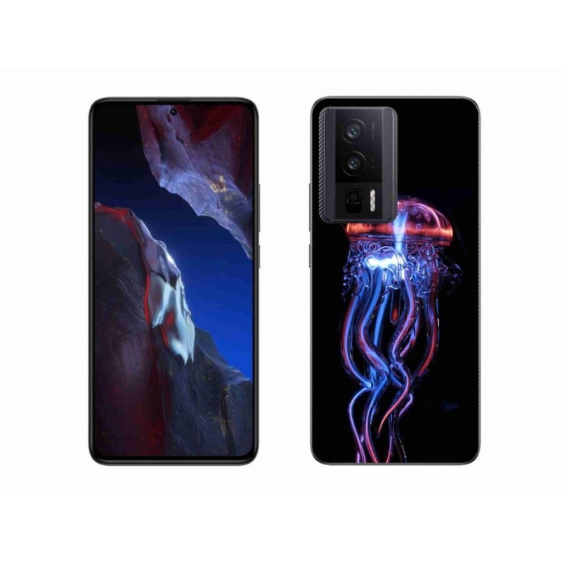 Gél borítás mmCase a Xiaomi Poco F5 Pro számára - medúza